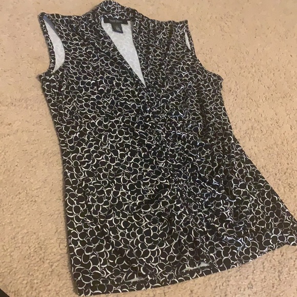 White House Black Market sleeveless top size small - Picture 2 of 6